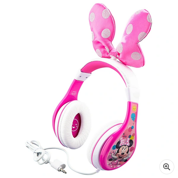 Minnie Mouse Headphones With Bow