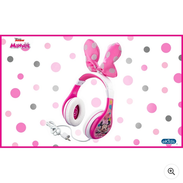 Minnie Mouse Headphones With Bow