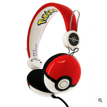 Load image into Gallery viewer, Pokémon Pokéball Tween Headphones