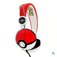 Load image into Gallery viewer, Pokémon Pokéball Tween Headphones