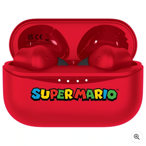 Super Mario True Wireless Bluetooth Earbuds Red