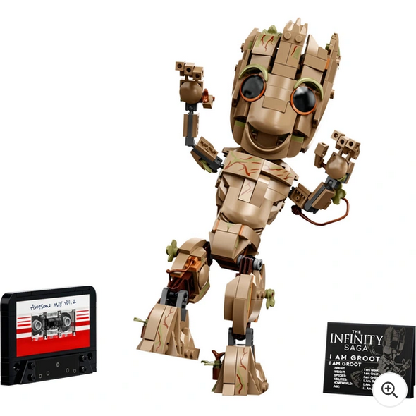 Marvel LEGO 76217 I am Groot Set, Baby Groot Buildable Toy