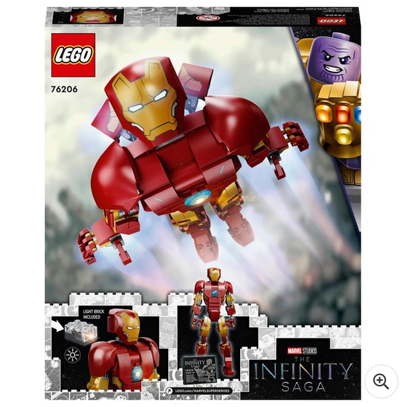 Marvel  LEGO 76206 Iron Man Figure Building Toy