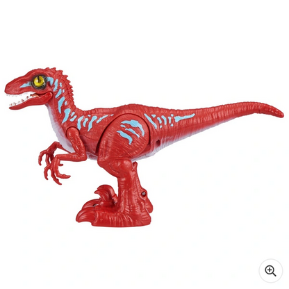 NEW ZURU Robo Alive Rampaging Raptor - Robotic Dinosaur Toy (Red/Blue)