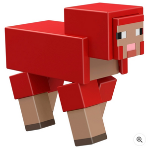 Minecraft 8cm Figure Red Sheep