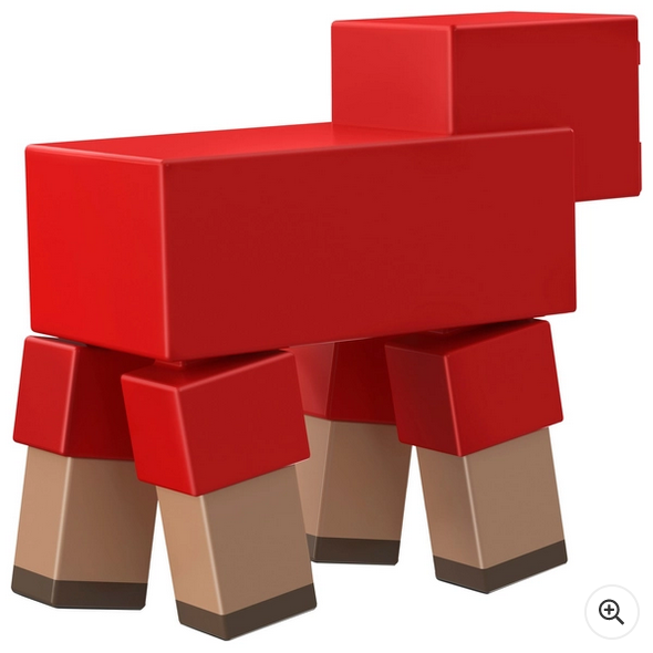 Minecraft 8cm Figure Red Sheep