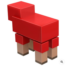 Load image into Gallery viewer, Minecraft 8cm Figure Red Sheep