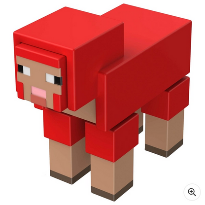 Minecraft 8cm Figure Red Sheep