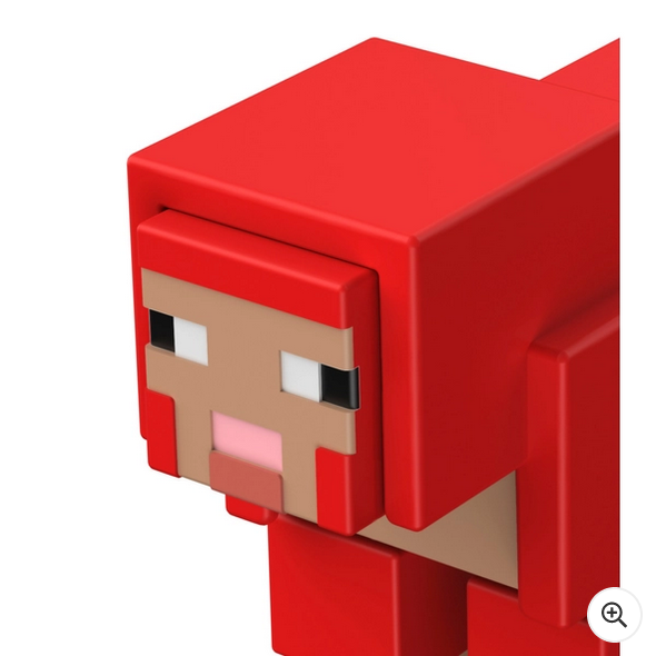 Minecraft 8cm Figure Red Sheep