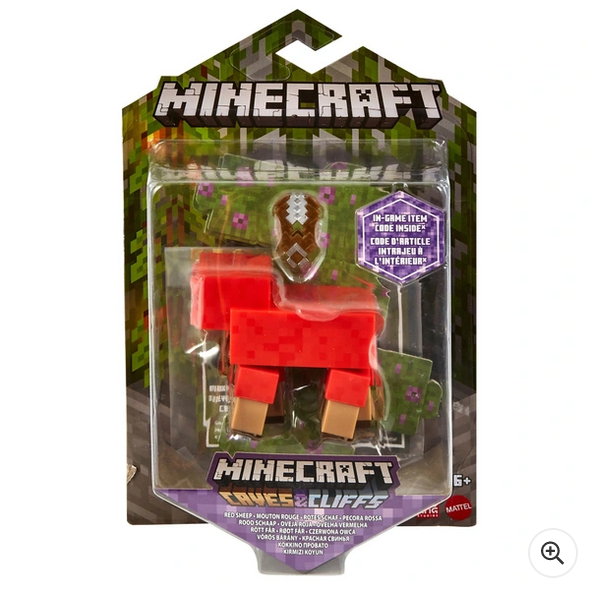 Minecraft 8cm Figure Red Sheep