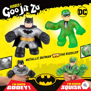 Heroes Of Goo Jit Zu Metallic Batman vs The Riddler
