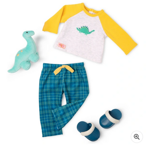 Our Generation Boy Deluxe PJ Dino Outfit