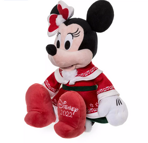 Minnie Mouse Christmas Cheer Medium Plush Disney 2022