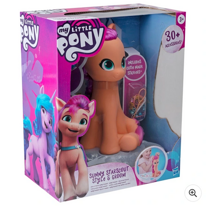 My Little Pony Style & Groom Sunny Starscout Styling Head - 30+ Accessories