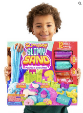 Load image into Gallery viewer, Slimygloop Slimy Sand Surprise 12 Piece Moldable, Stretchable Sand Set