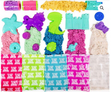 Load image into Gallery viewer, Slimygloop Slimy Sand Surprise 12 Piece Moldable, Stretchable Sand Set
