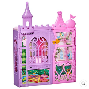 Disney Princess Fold ‘n Go Celebration Castle Playset with 20 Accessories