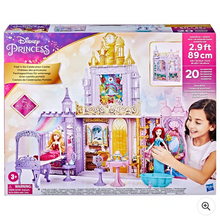 Load image into Gallery viewer, Disney Princess Fold ‘n Go Celebration Castle Playset with 20 Accessories