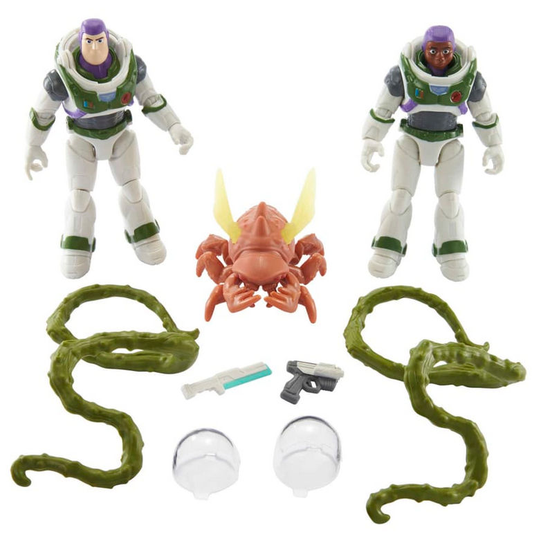 Lightyear Hostile Planet Pack 3 Figures Plus 6 Accessories