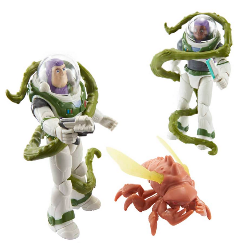 Lightyear Hostile Planet Pack 3 Figures Plus 6 Accessories