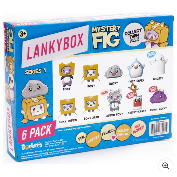 LankyBox Mystery Figure 6-Pack