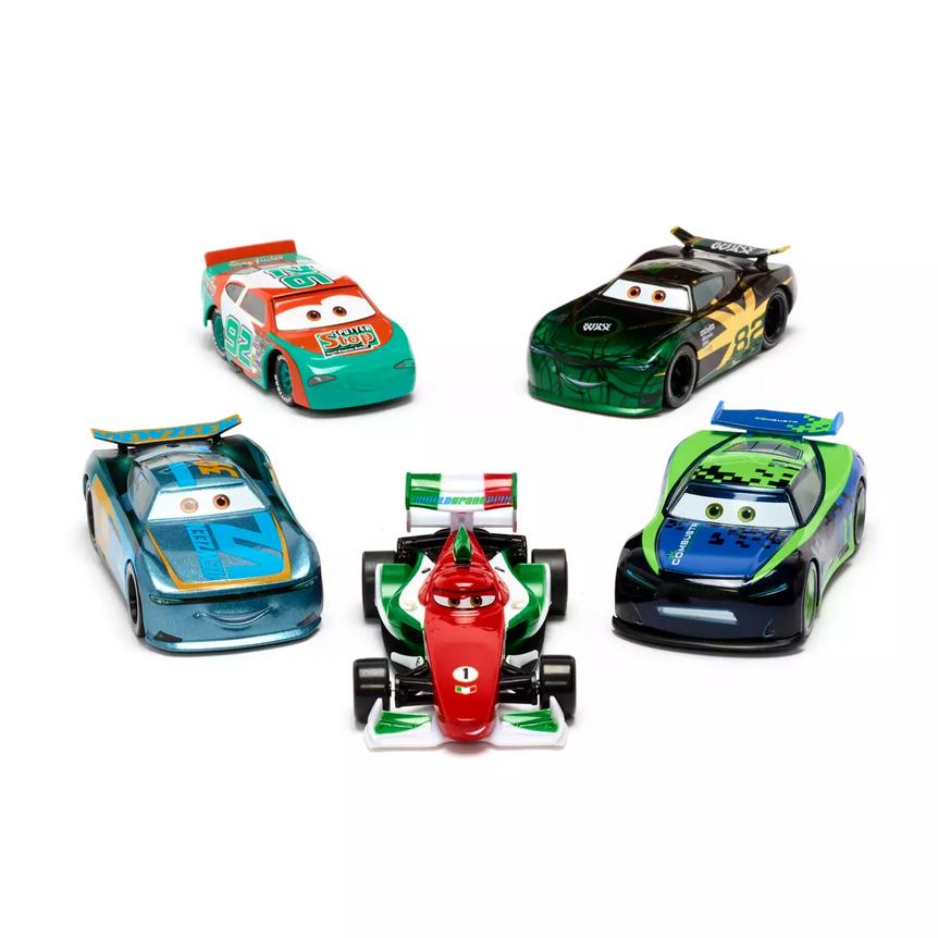 Disney Pixar Cars Pullback Die-Cast Set 5 Cars