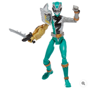 Power Rangers Dino Fury Green Ranger with Sprint Sleeve 15cm Action Figure