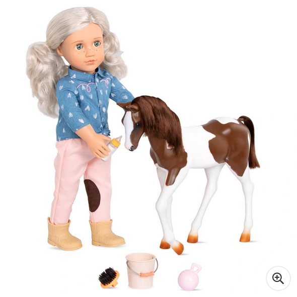 Our Generation Doll Yanira with Pet Foal Set