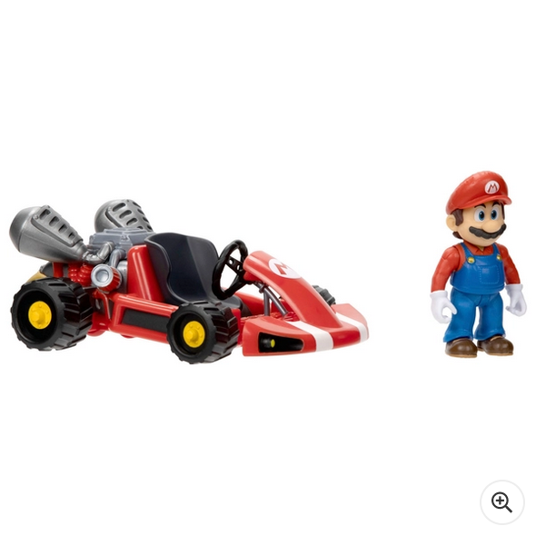 Nintendo Super Mario Movie Kart Racer with Mario Figure