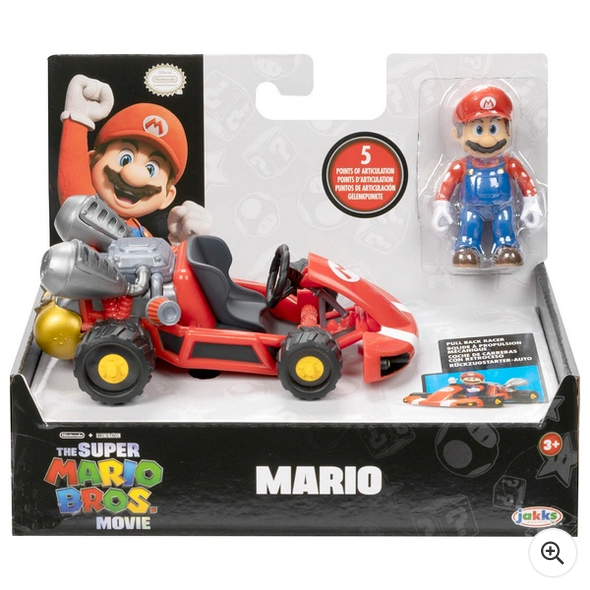 Nintendo The Super Mario Bros. Movie Mario Figure With Plunger