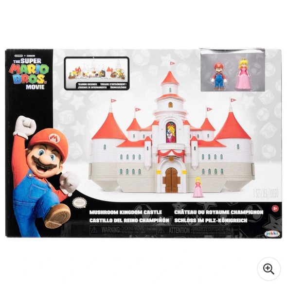 Nintendo Super Mario Movie Mushroom Kingdom Castle Playset