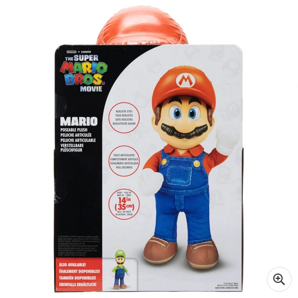 Nintendo Super Mario Movie 35cm Mario Plush