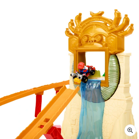 Hot Wheels Super Mario Movie Jungle Kingdom Raceway Playset