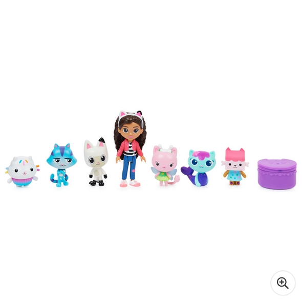 Gabby’s Dollhouse Deluxe Figure Gift Set with 7 Toy Figures and Surprise Accessory