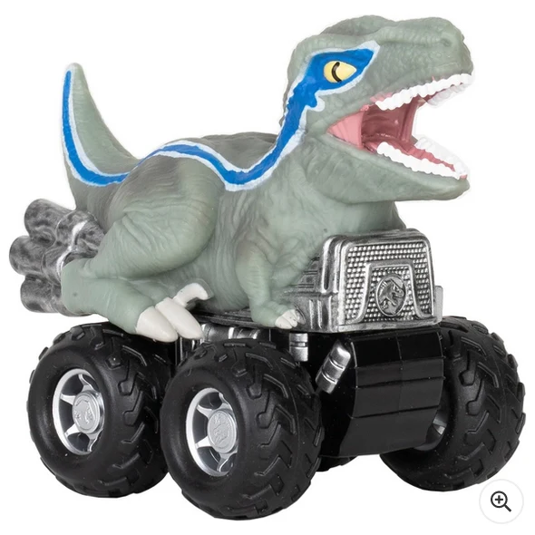 Jurassic World Zoom Riders Pull-Back Powered Car