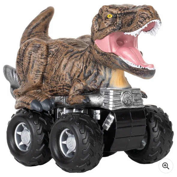 Jurassic World Zoom Riders Pull-Back Powered Car