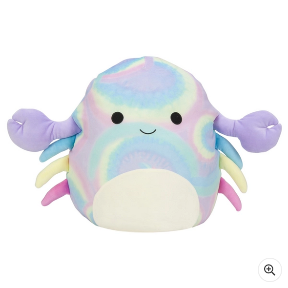 squishmallows 40cm Christabel the Purple Swirl Crab Soft Plush