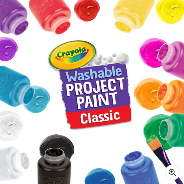 Crayola 10 Washable Classic Paint Pots