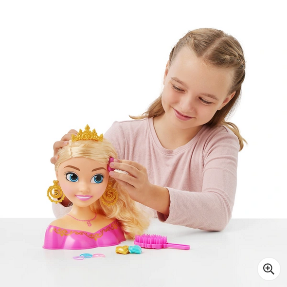 Sparkle Girlz Princess Hair Styling Head By ZURU