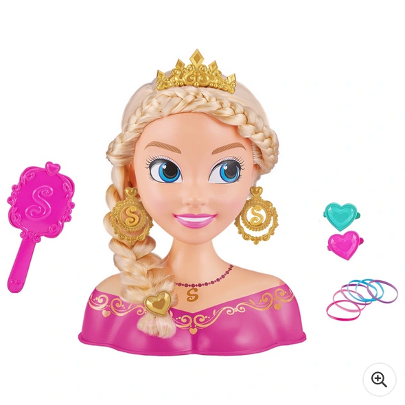 Sparkle Girlz Princess Hair Styling Head By ZURU