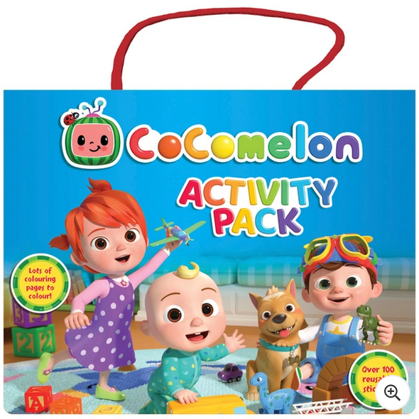 CoComelon Activity Pack with 3 Books and 100+ Stickers