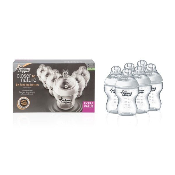 Tommee Tippee Closer To Nature Bottles 6 Pack