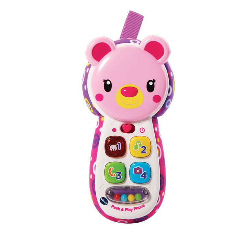 VTech Peek & Play Phone Pink