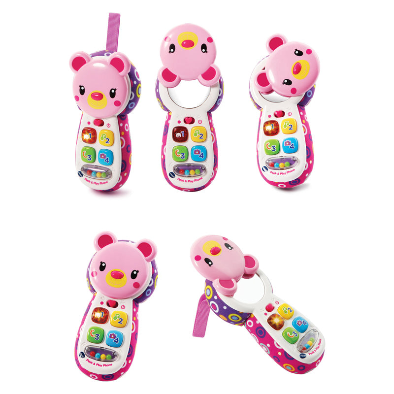 VTech Peek & Play Phone Pink