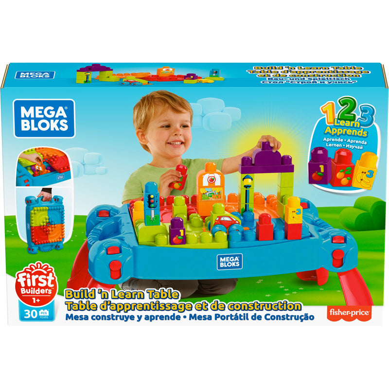 Mega Bloks Build & Learn Table Blue