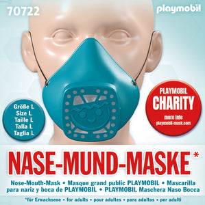 Playmobil Nose & Mouth Mask Large Turquoise
