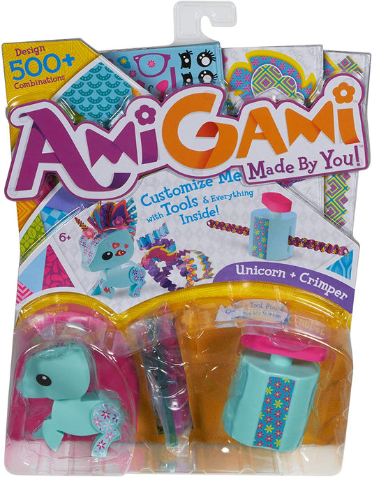 AmiGami Blue Unicorn  With Crimper