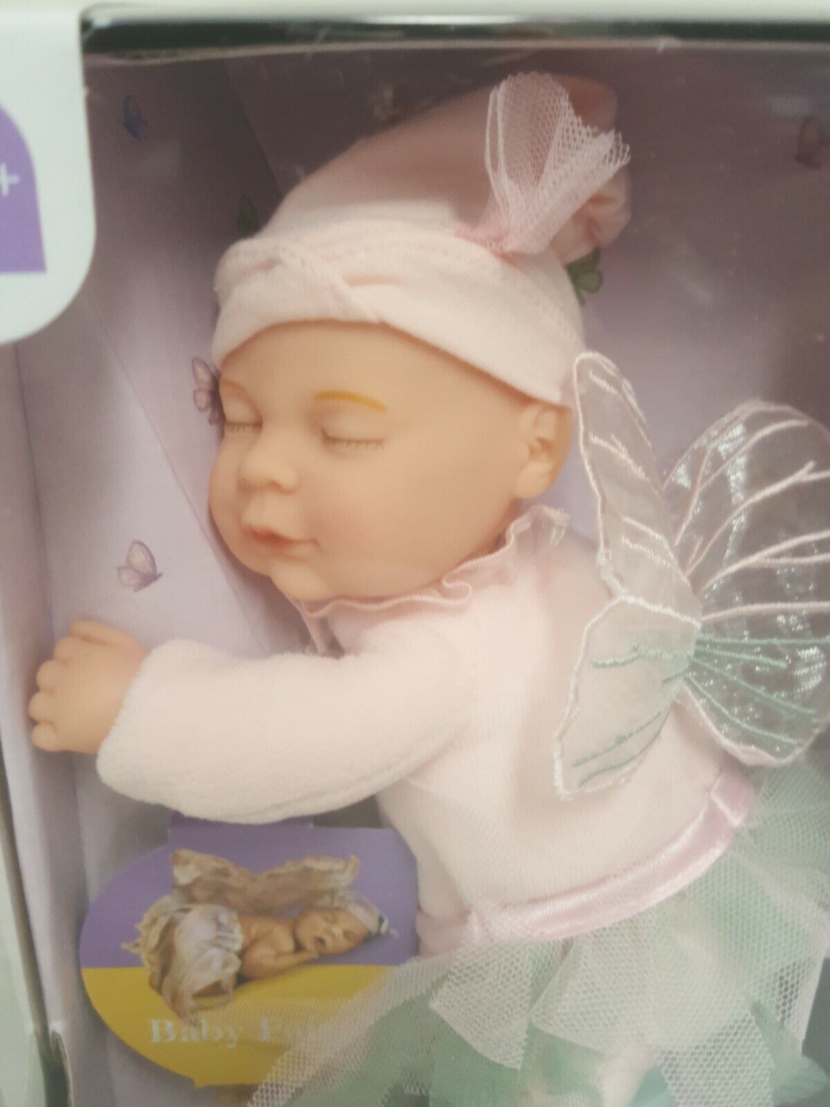 Anne Geddes 9 inch Baby Fairy Doll - Bean Filled Soft Body Collection