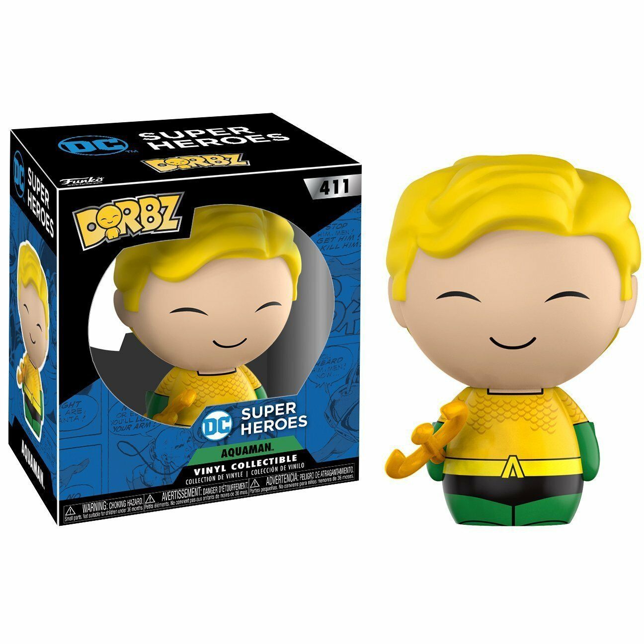 Funko Dorbz Dc Superheroes Aquaman No 411 Figure