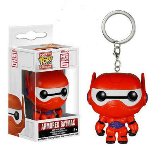 Funko Pop Keychain Armored Baymax Big Hero 6